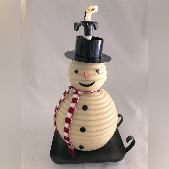 Other - Snowman Beeswax Candle
